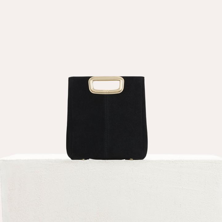 Maje M Skin Bag In Suede