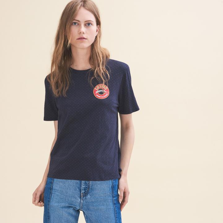 Maje Embroidered T-shirt Tuesday
