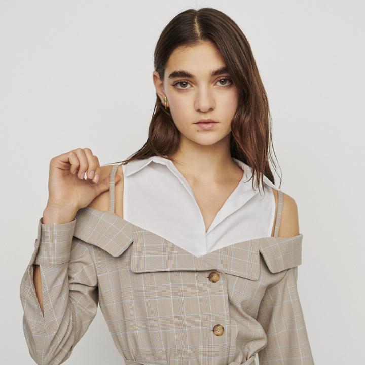 Maje Dress With Layered Effect