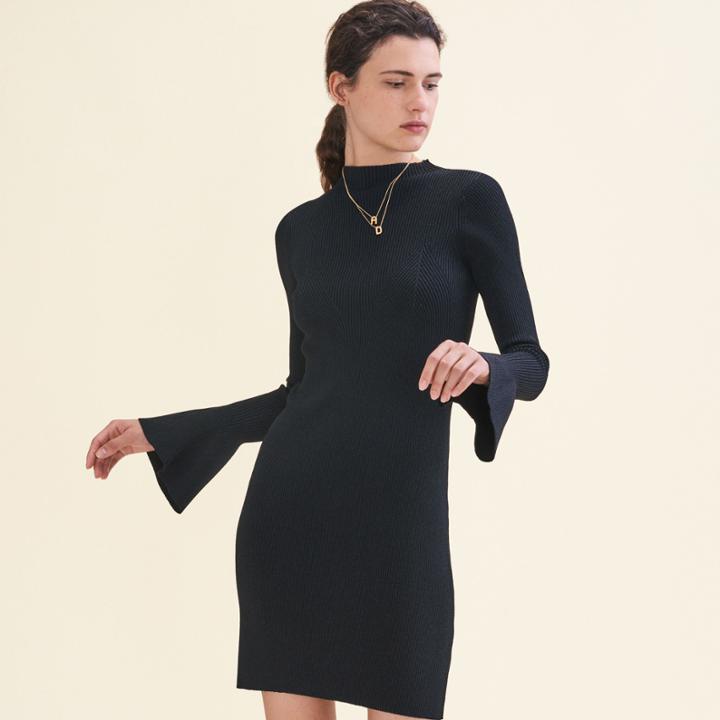 Maje Lurex Knit Dress