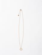 Maje Rhinestone O Necklace