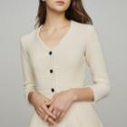 Maje Tweed-style Trapeze Dress