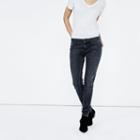 Maje Skinny Jeans With Embroidered Pocket