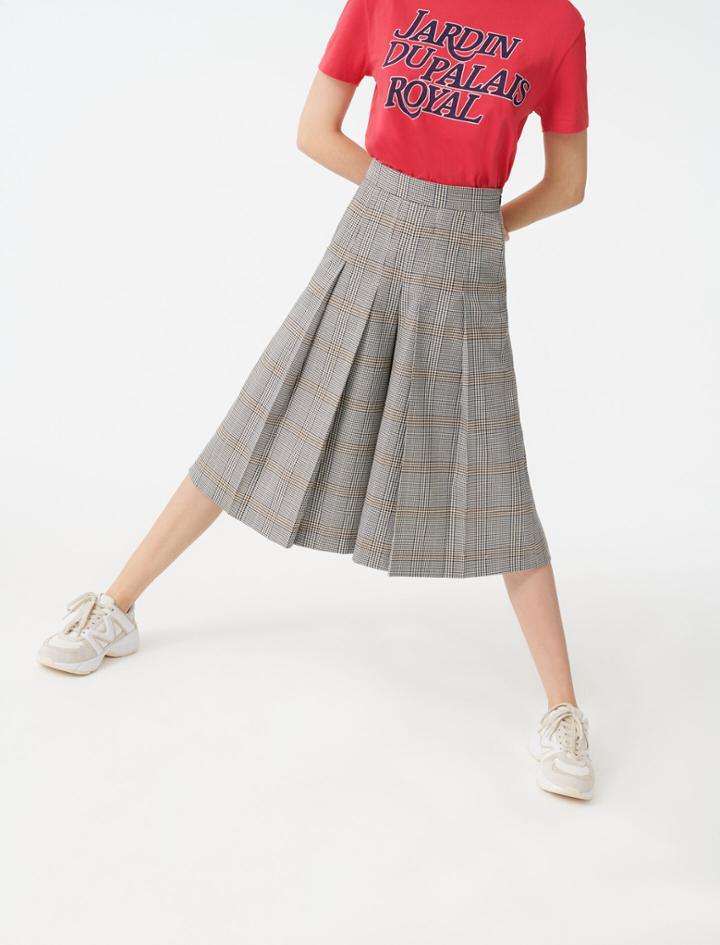 Maje Checked Culottes