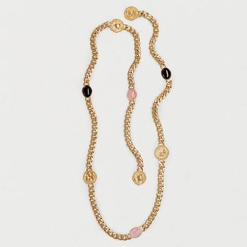 Maje Chain Belt With Stones And Medallions
