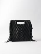 Maje Quilted Leather M Bag