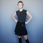 Maje Pleated Kilt-style Skirt With Buckle