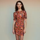 Maje Sequin Embroidered Dress