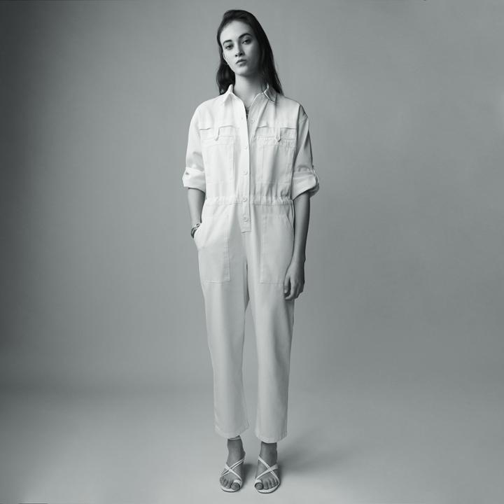 Maje Cotton Factory-style Jumpsuit