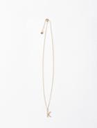 Maje Rhinestone K Necklace