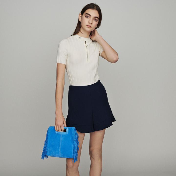 Maje Ruffle Shorts