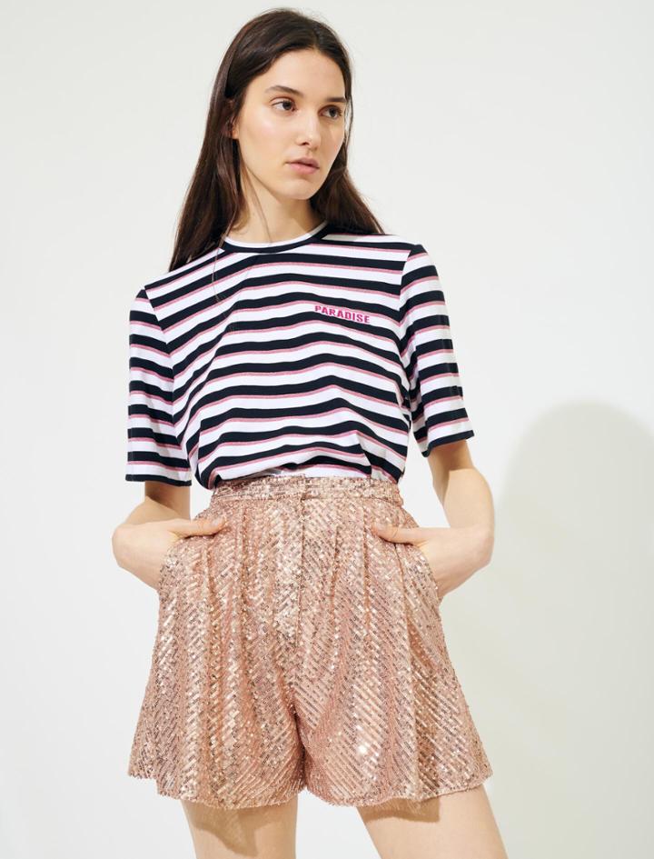 Maje Sequinned Shorts