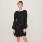 Maje Pleatedand Embroidered Dress