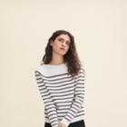 Maje Wool Blend Breton Jumper