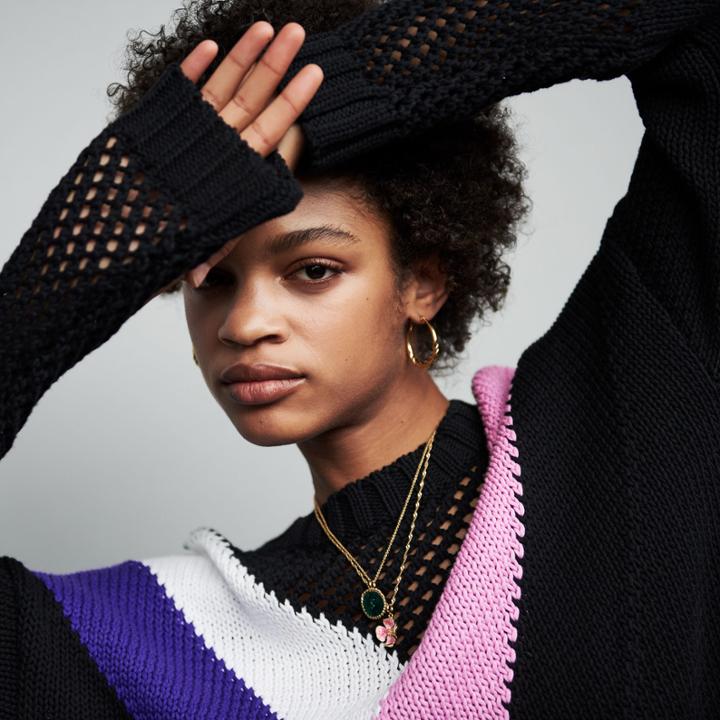 Maje Oversized Sweater With Details