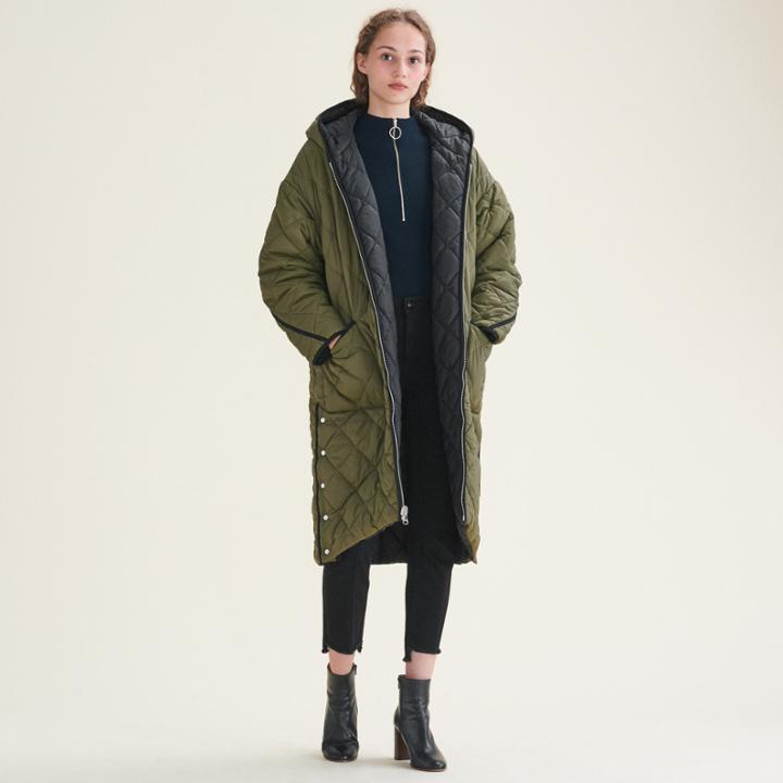 Maje Long Reversible Down Jacket