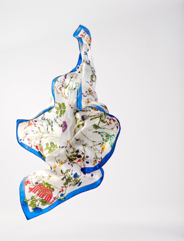 Maje Spring-print Silk Scarf