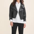 Maje Fitted Leather Jacket