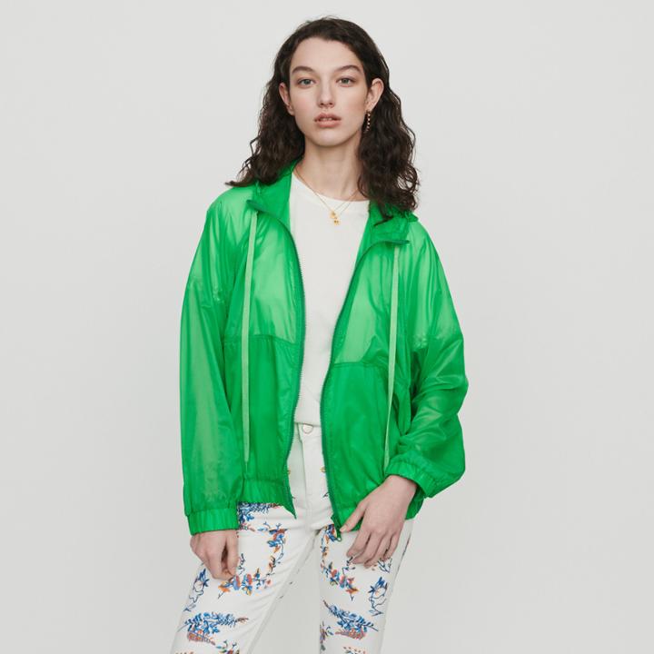 Maje Light Hooded Windbreaker