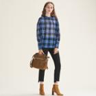 Maje Loose Checked Top