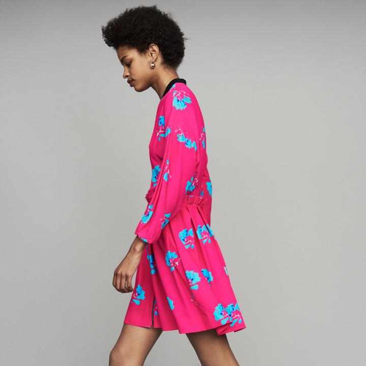 Maje Dress With Trompe-l'oeil Effect