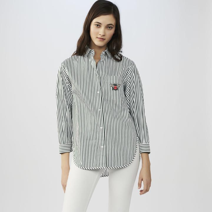 Maje Striped Cotton Shirt