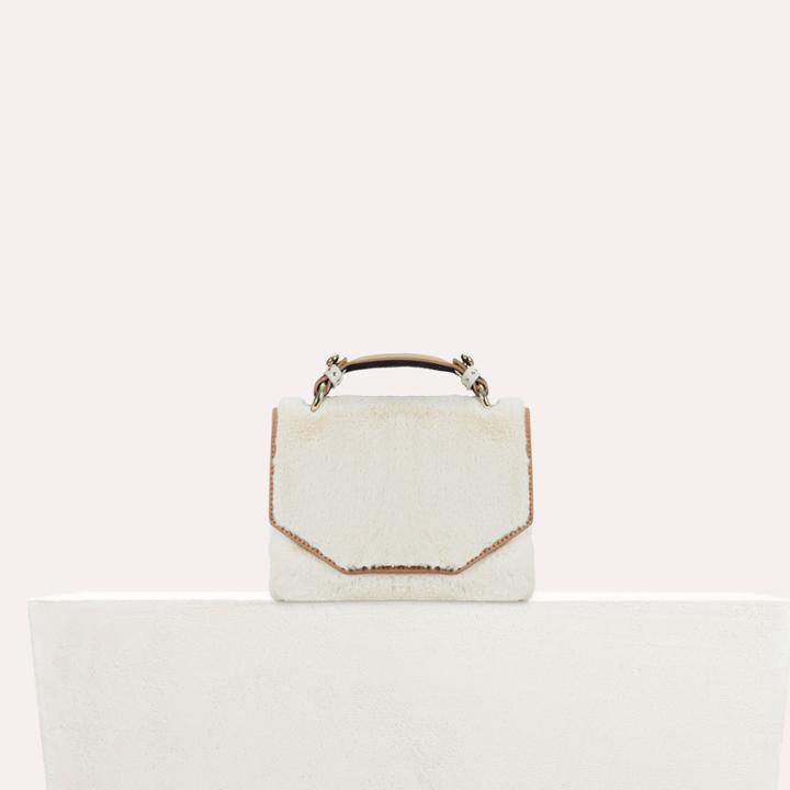 Maje Faux-fur Evening Handbag