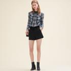 Maje Floaty Checked Blouse