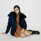 Maje Long Parka-style Bomber