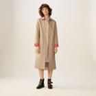 Maje Reversible Two-tone Trench Coat