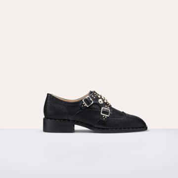 Maje Buckled Shoes With Studs