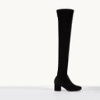 Maje Suede Thigh Boots