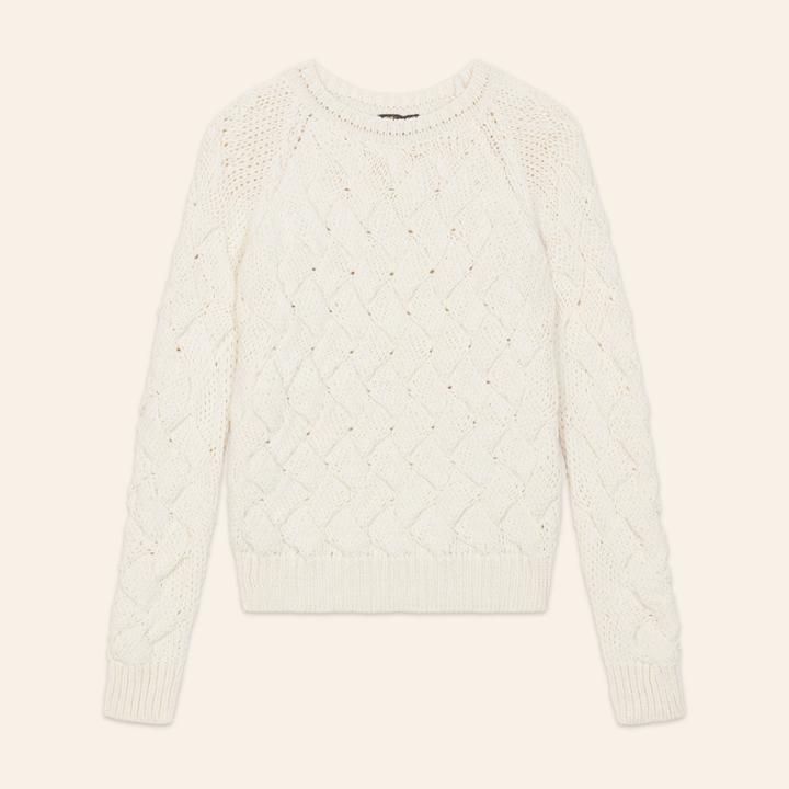 Maje Cable Knit Sweater