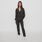 Maje Jumpsuit With Pinstripes