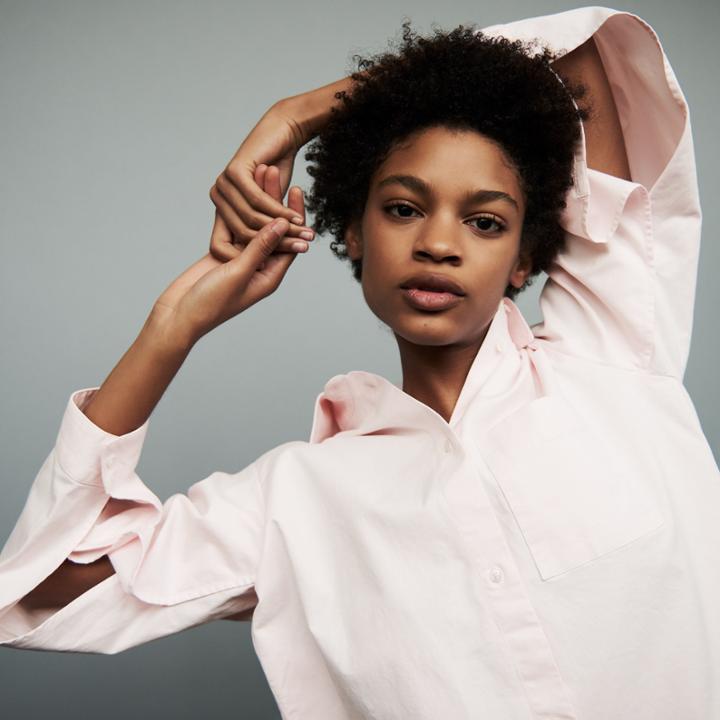 Maje Oversized Denim Shirt