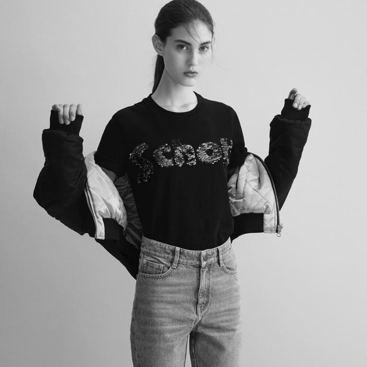Maje Embroidered T-shirt