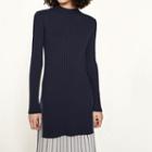 Maje Ribbed Knit Fitted Jumper