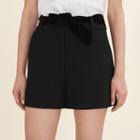Maje High-waisted Crepe Shorts