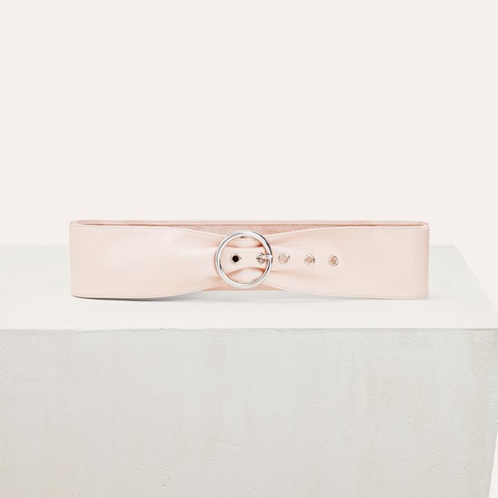 Maje Wide Leather Belt