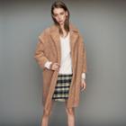 Maje Oversize Shearling Coat