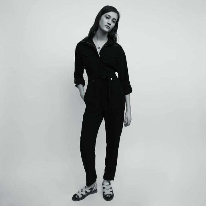 Maje Crepe Jumpsuit