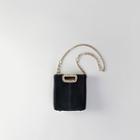 Maje Mini Suede M Bag With Strass Handle