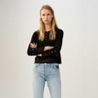 Maje Sweater With Open-knit Detailing