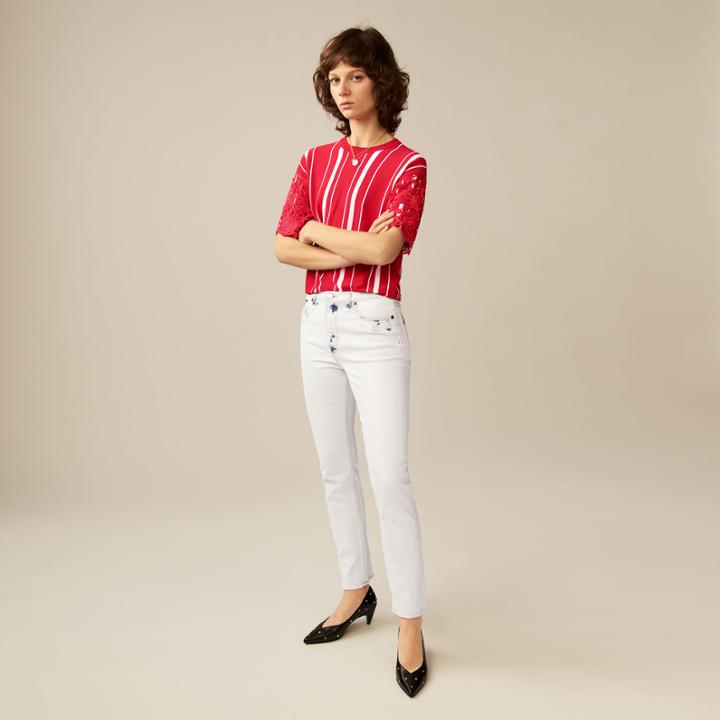 Maje Straight-leg Pants With Details