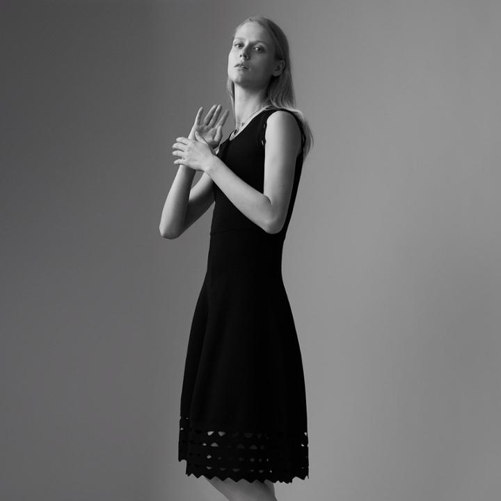 Maje Sheer Knit Dress