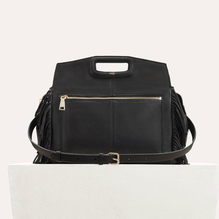 Maje Mwalk Bag With Leather Fringes