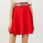 Maje Sheer Effect Knit Skirt