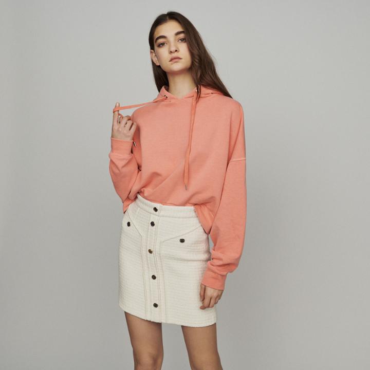 Maje Short Tweed-style Skirt