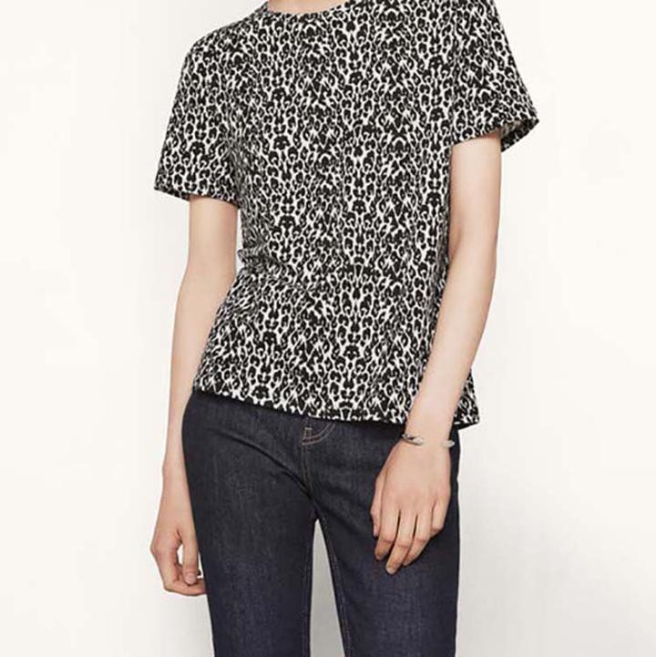Maje Leopard Print T-shirt