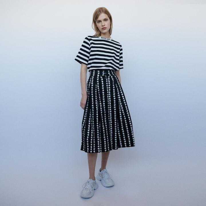 Maje Long Skirt With Daisy Print
